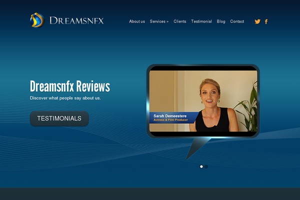 Fusion theme site design template sample