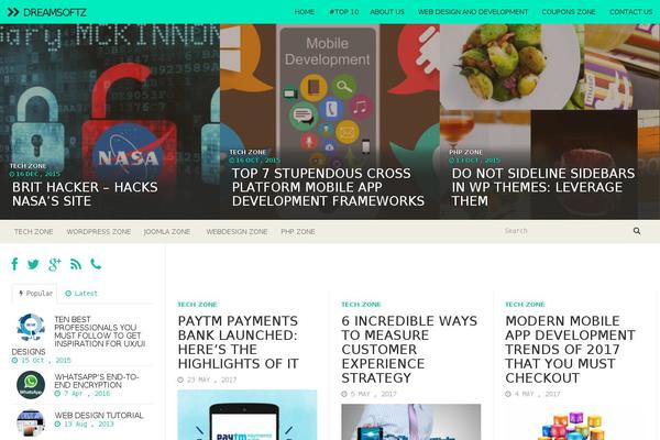 Site using Responsive Pricing Table plugin