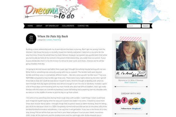 Adelle theme site design template sample