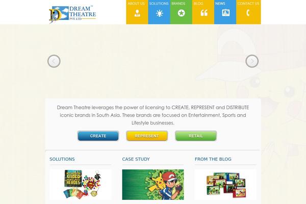 Duotive Fortune theme site design template sample