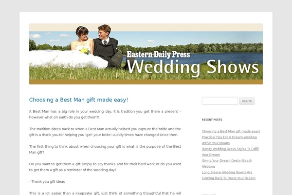 dreamweddingshow.biz site used Twentytwelve2