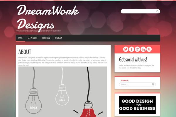 Duena theme site design template sample