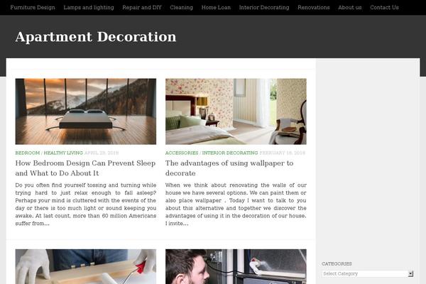 Hueman Child theme site design template sample