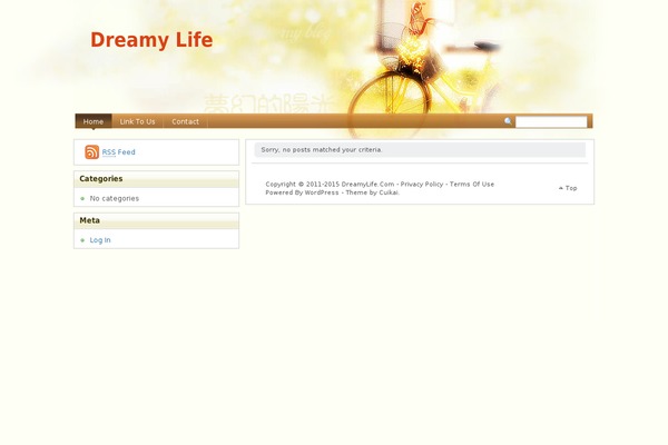 Sunshine theme site design template sample