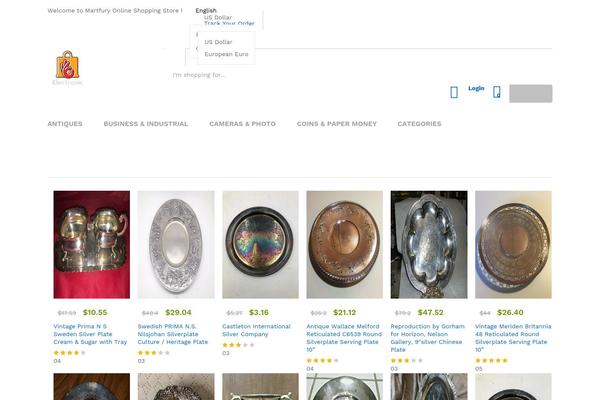 Site using Martfury-addons plugin
