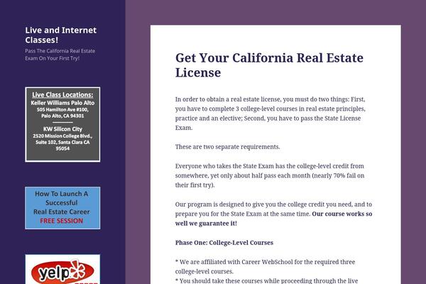 Twenty Fifteen theme site design template sample