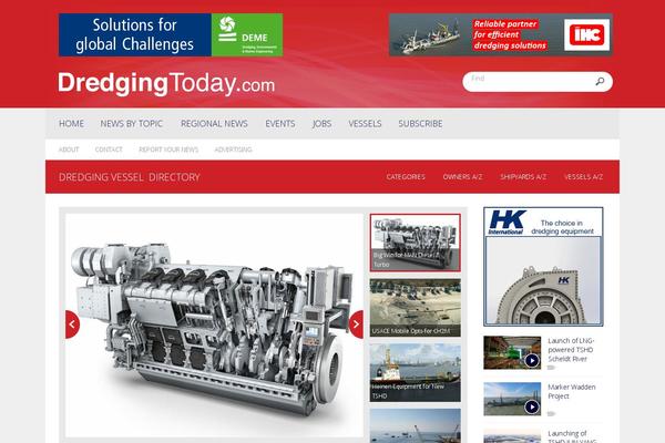 dredgingtoday.com site used Navingo
