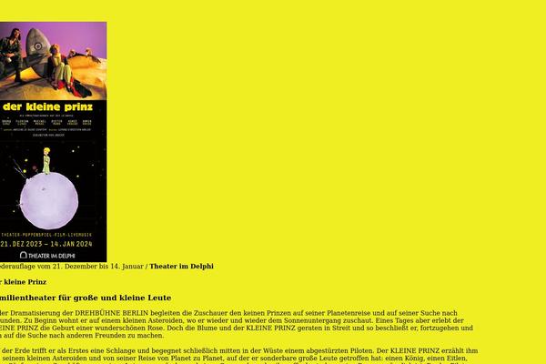 Site using Theater for WordPress plugin