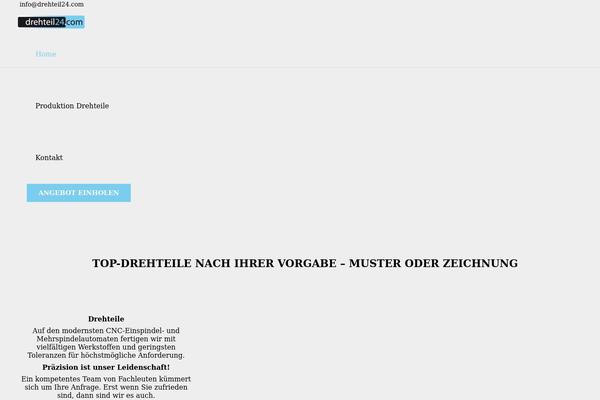 Impreza theme site design template sample