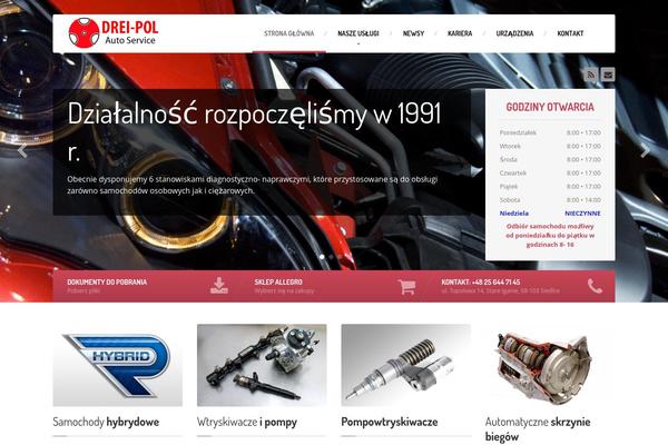 CarPress theme site design template sample
