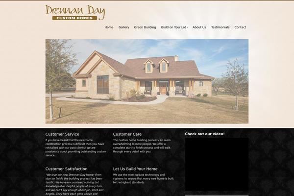 Biznizz theme site design template sample