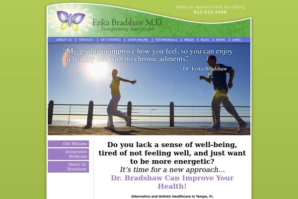 Erika theme site design template sample