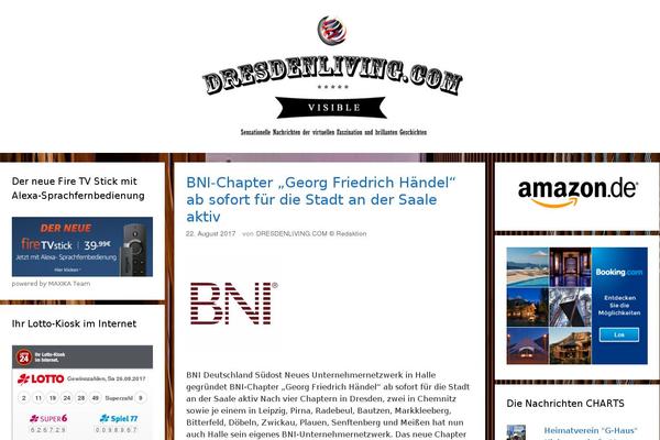 Site using Widget Post Slider plugin