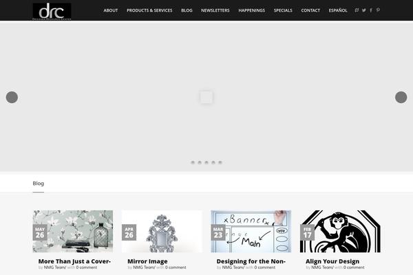 Highend theme site design template sample
