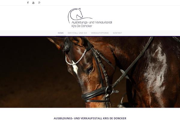 Wp-questrian theme site design template sample