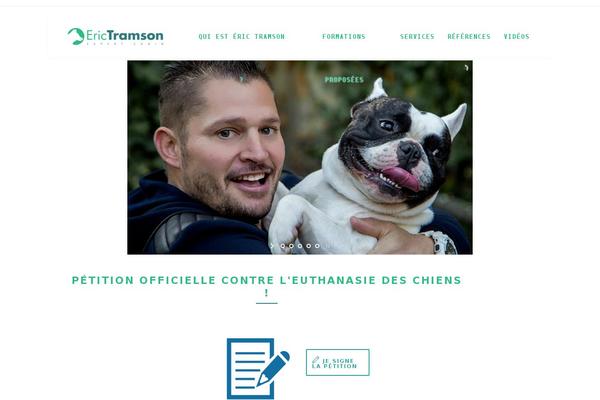 Happypets theme site design template sample