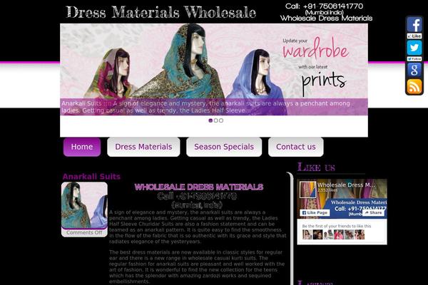 pandora theme site design template sample