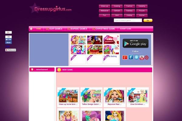 Durus theme site design template sample