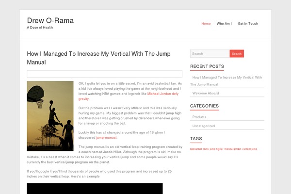 Esteem theme site design template sample