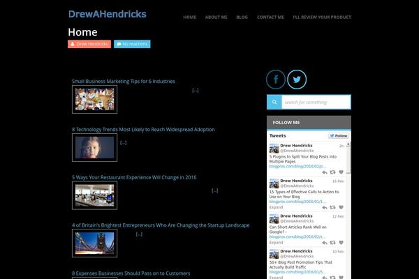Minimagazine theme site design template sample