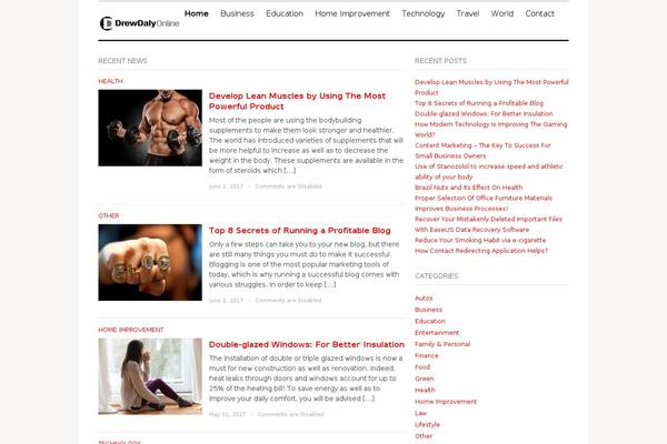 Originmag theme site design template sample