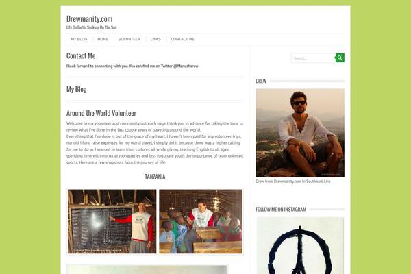 Leaf theme site design template sample