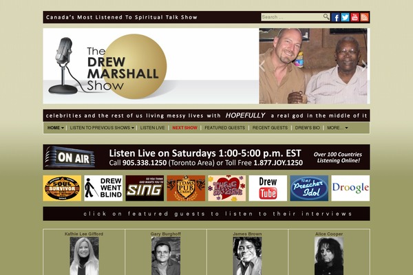 drewmarshall.ca site used Drew