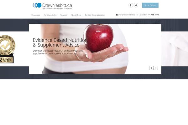 Medical Doctor theme site design template sample