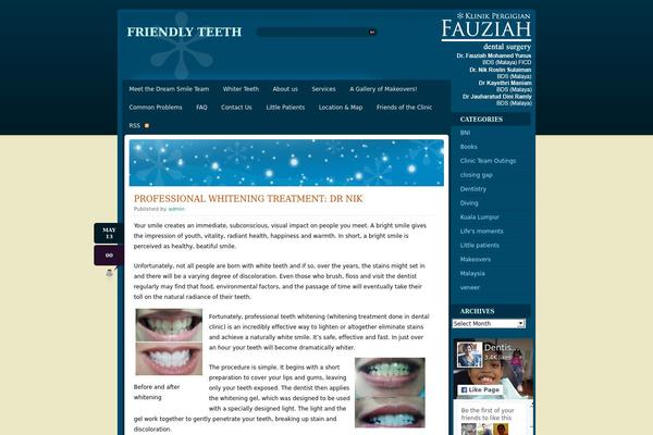 Personal theme site design template sample