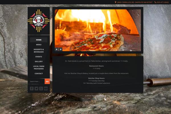Pluto theme site design template sample