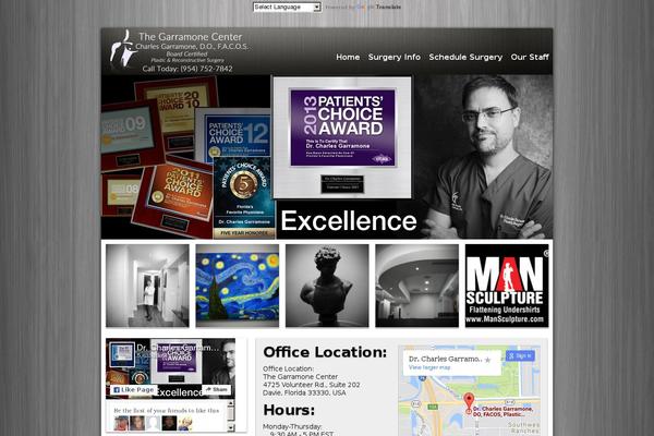 Bottega theme site design template sample