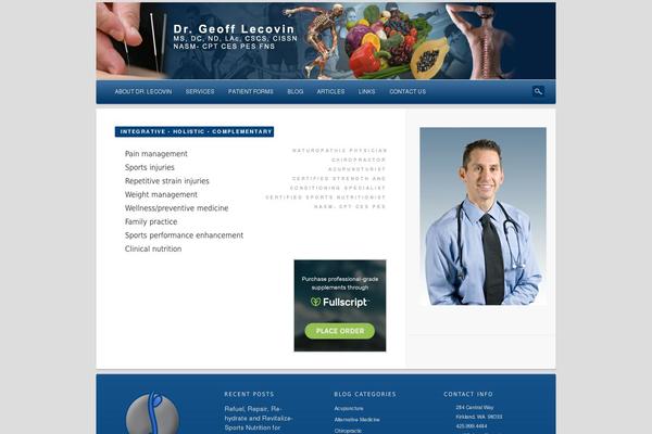 Dejavu theme site design template sample
