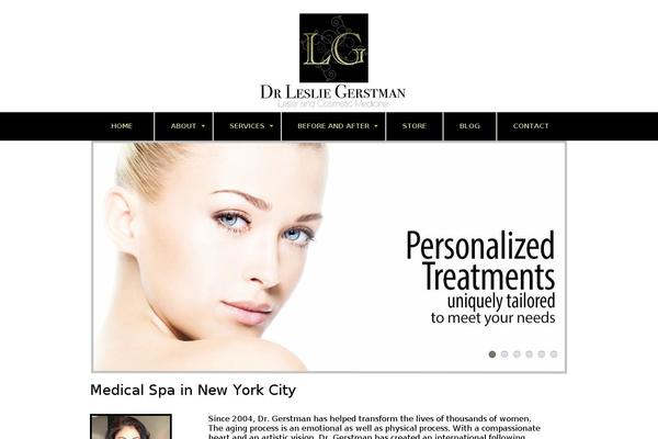 Medical theme site design template sample