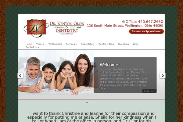 Chameleon theme site design template sample