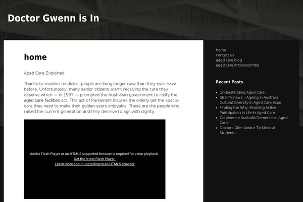 Gibson theme site design template sample