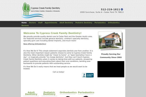 Smallbiz Dynamic theme site design template sample