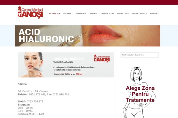 Medical theme site design template sample