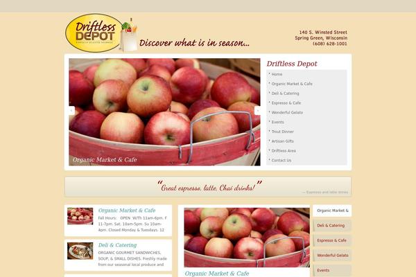 driftlessdepot.com site used Organic_health_tan