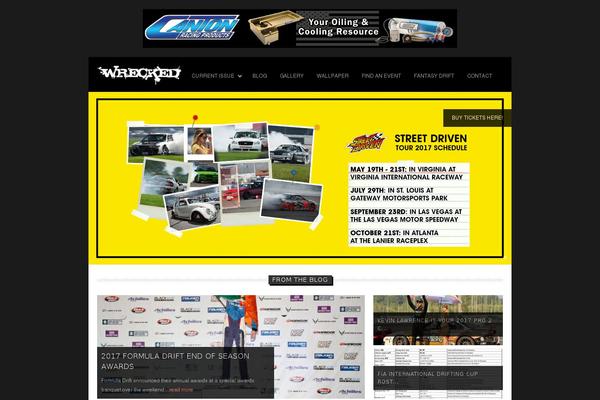 Woodstock theme site design template sample