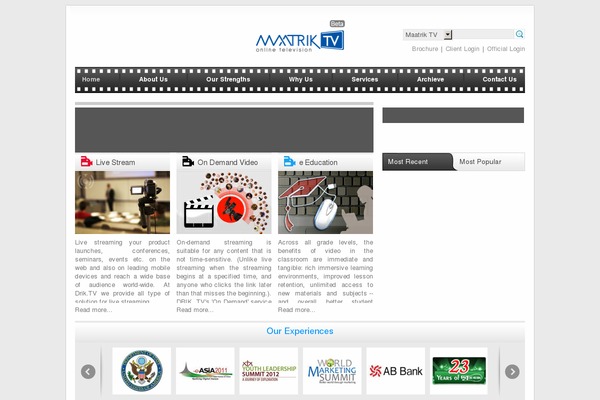 drik.tv site used Drikict