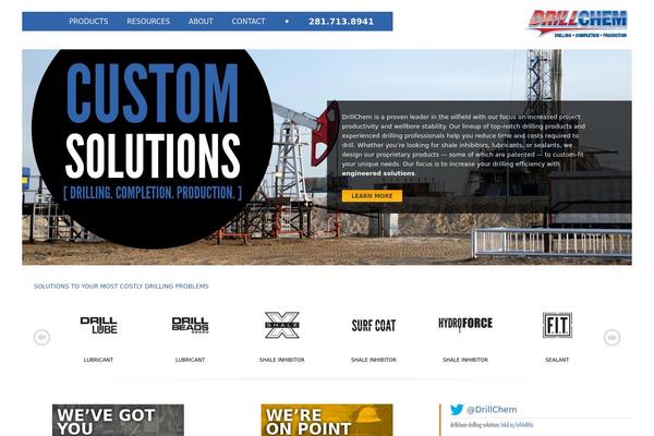 drillchem theme websites examples