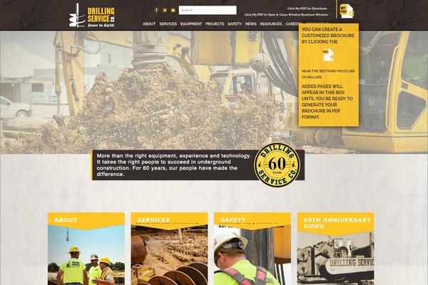 Roots theme site design template sample