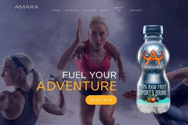 drinkamara.com site used Amara2015