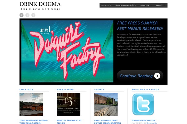 Modularity theme site design template sample