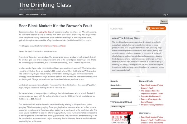 Carrington Blog theme site design template sample