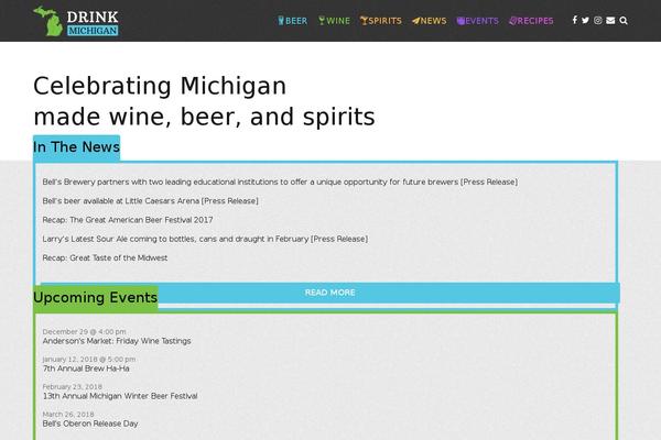 drinkmichigan.org site used Drinkmichigan