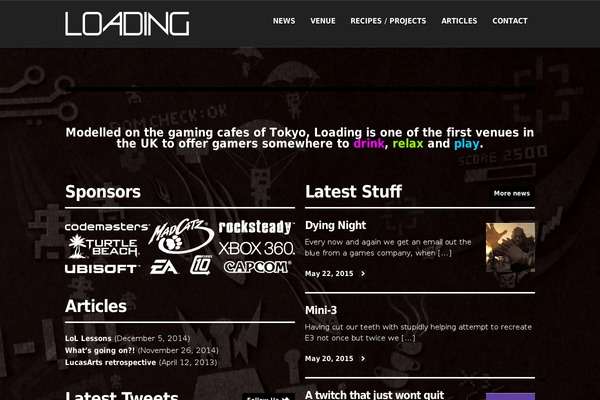 Volumes theme site design template sample