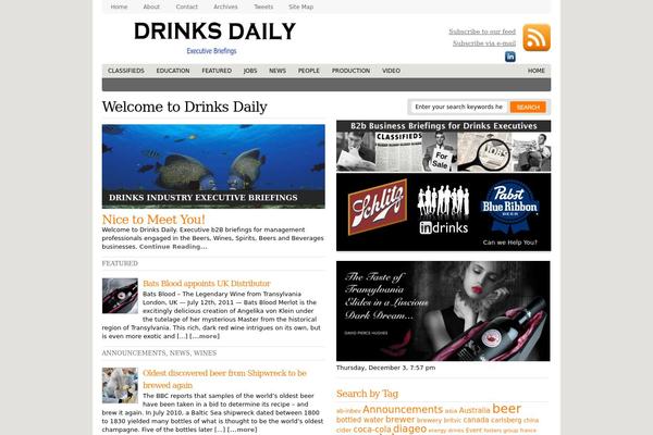 Newspress theme site design template sample