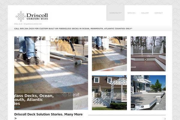 driscollsignaturedecks.com site used Theme2020