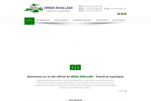 driss-khalladi.com site used Transitaire-a-tanger